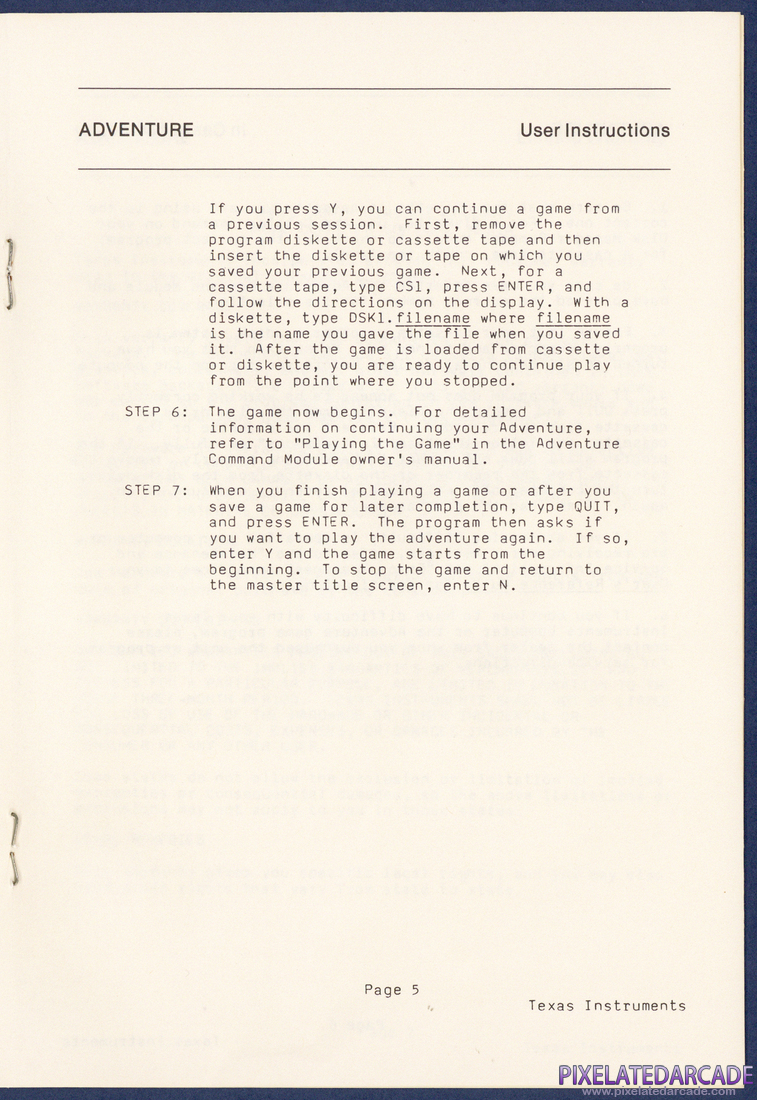 Voodoo Castle: Instruction Manual - Page 5