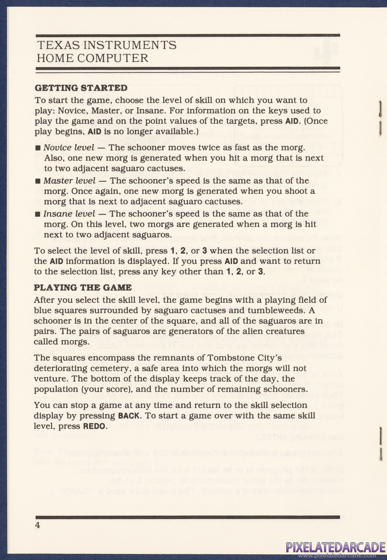 Tombstone City: 21st Century: Instruction Manual - Page 4