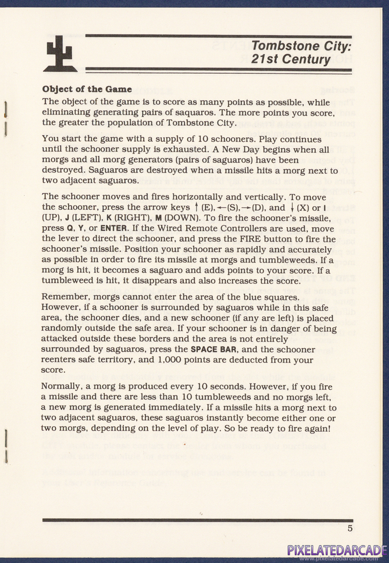 Tombstone City: 21st Century: Instruction Manual - Page 5