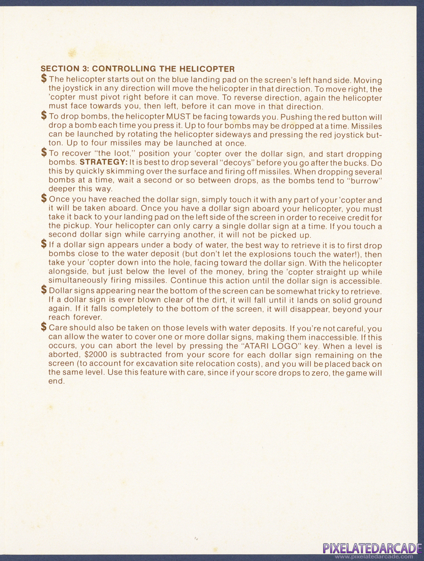 Buried Bucks: Instruction Manual - Page 3