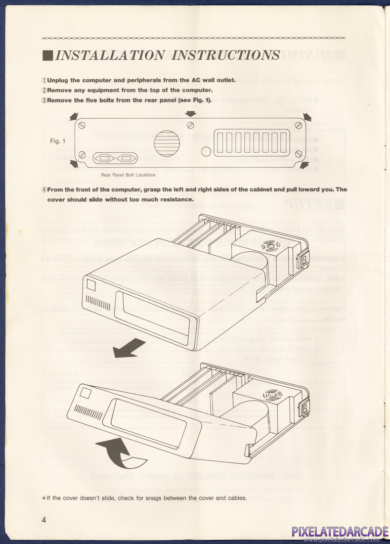 Roland MT-32/LAPC-I: Roland LAPC-I Instruction Manual - Page 4