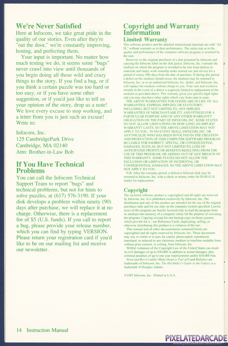 Nord and Bert Couldn't Make Head or Tail of It: Instruction Manual - Page 14