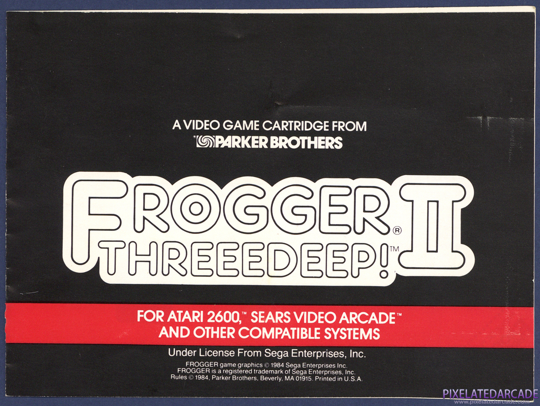 Frogger II: ThreeeDeep!: Instruction Manual - Page 1