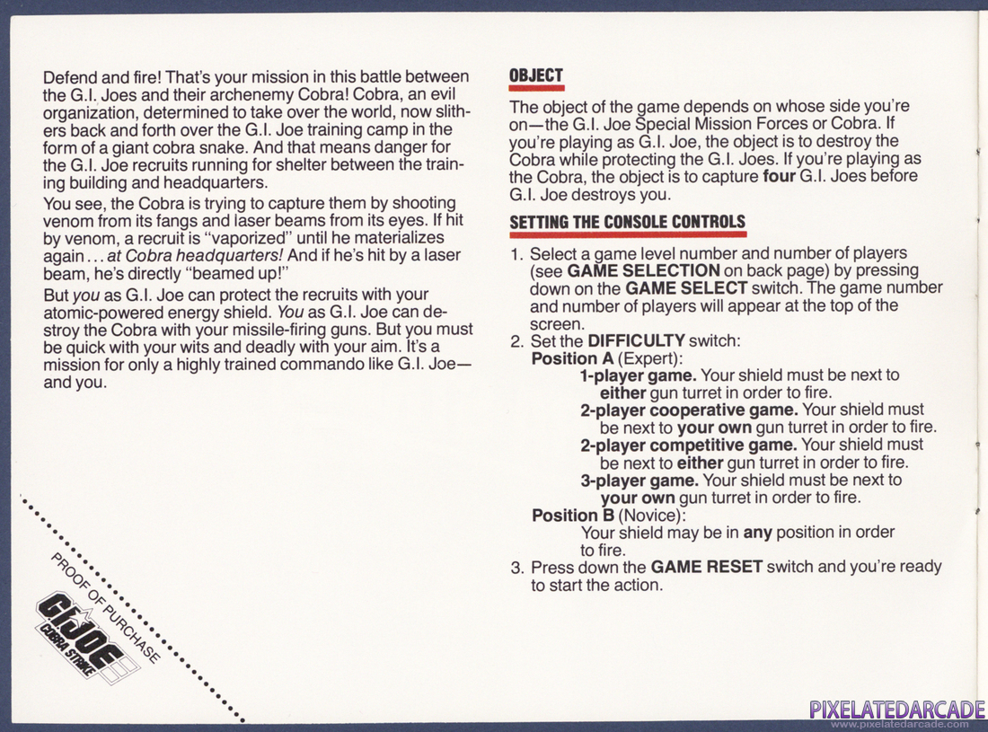 G.I. Joe: Cobra Strike: Instruction Manual - Page 2