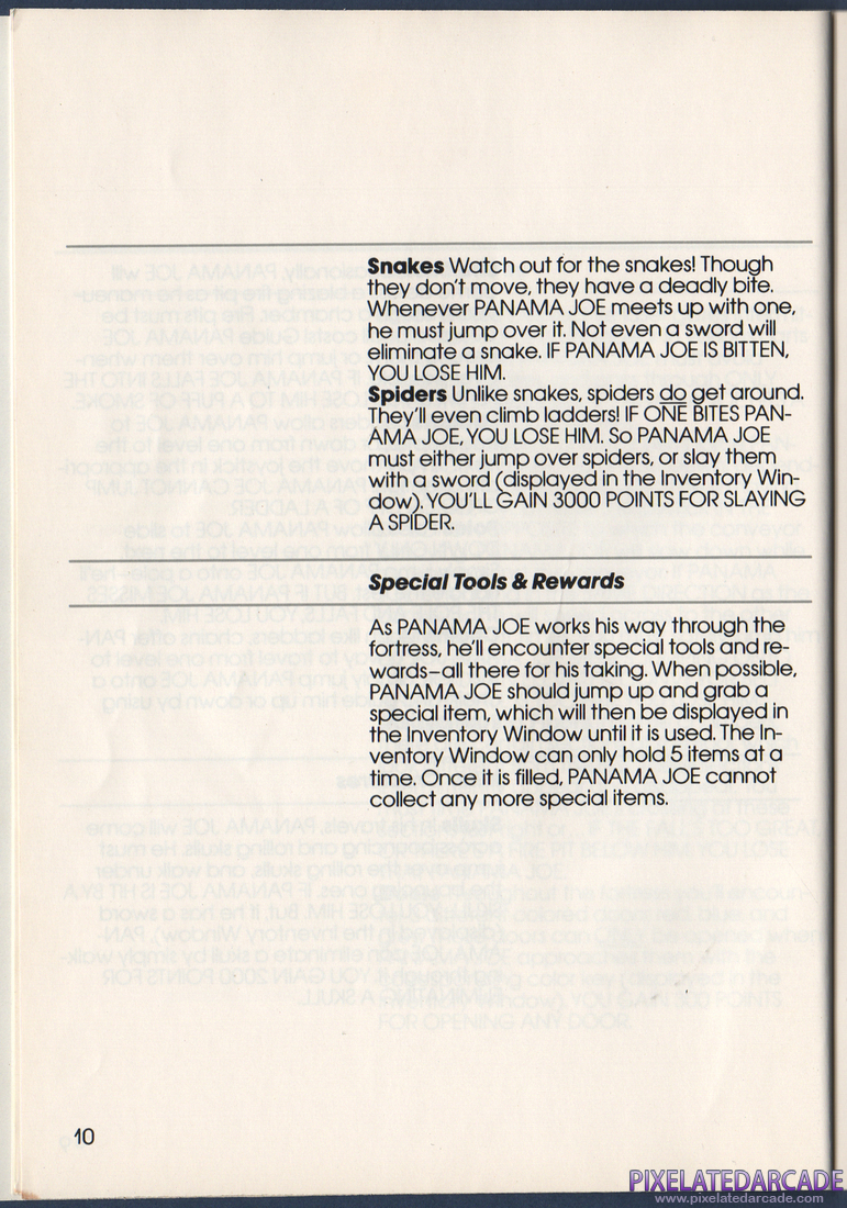 Montezuma's Revenge: Instruction Manual - Page 10