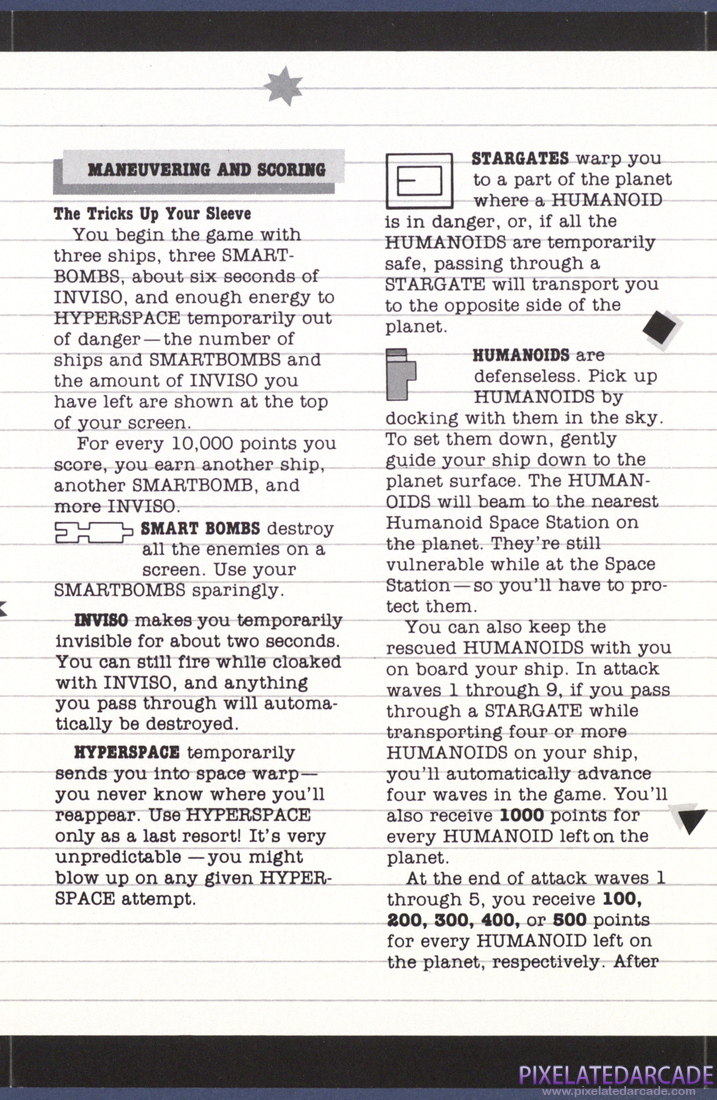 Stargate: Instruction Manual - Page 3