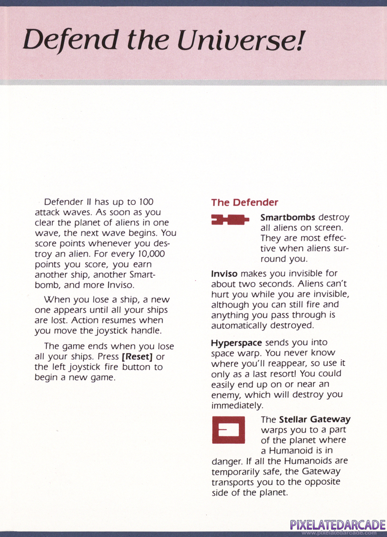Stargate: Instruction Manual - Page 3