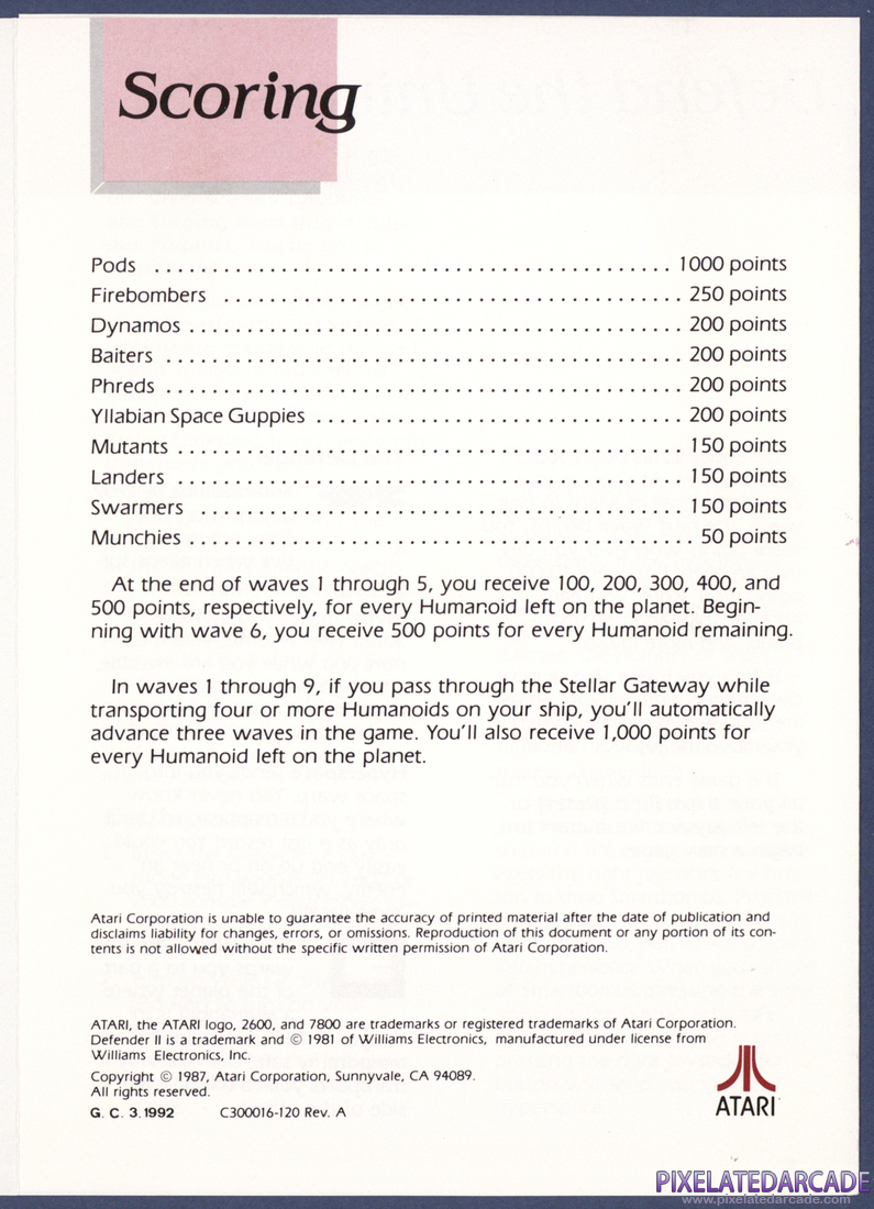 Stargate: Instruction Manual - Page 6