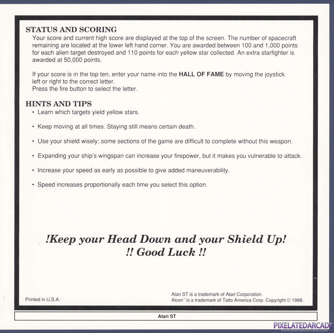 A.L.C.O.N.: Instruction Manual - Page 3