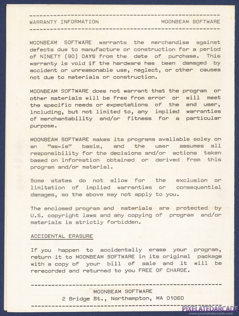 Zero Zone: Instruction Manual - Page 4