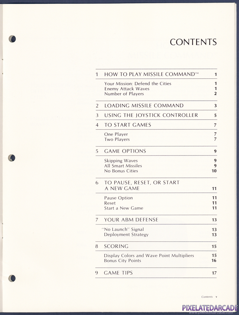 Missile Command: Instruction manual - Page 4