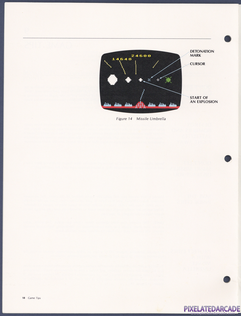 Missile Command: Instruction manual - Page 22