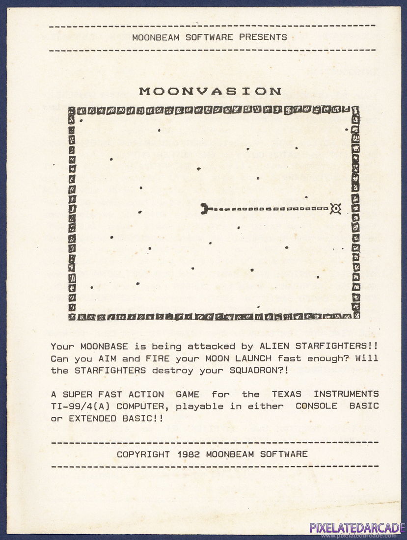 Moonvasion: Instruction Manual - Page 1