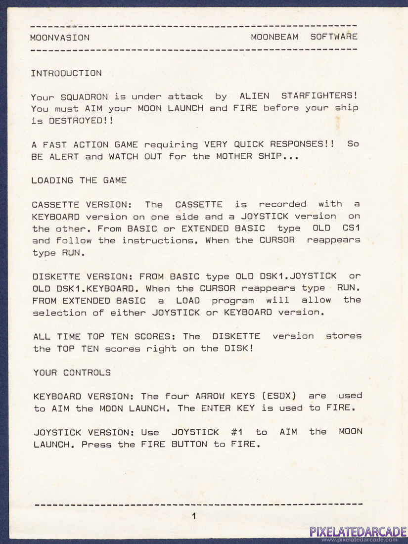Moonvasion: Instruction Manual - Page 2