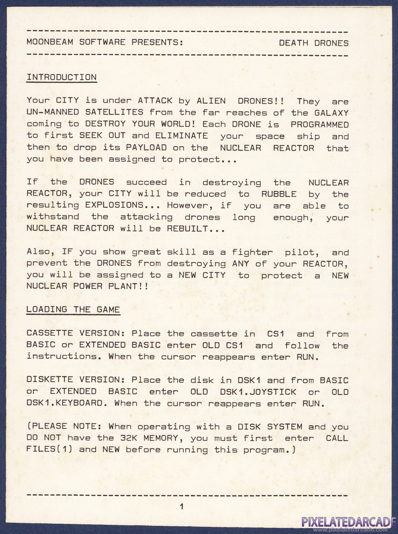 Death Drones: Instruction Manual - Page 1