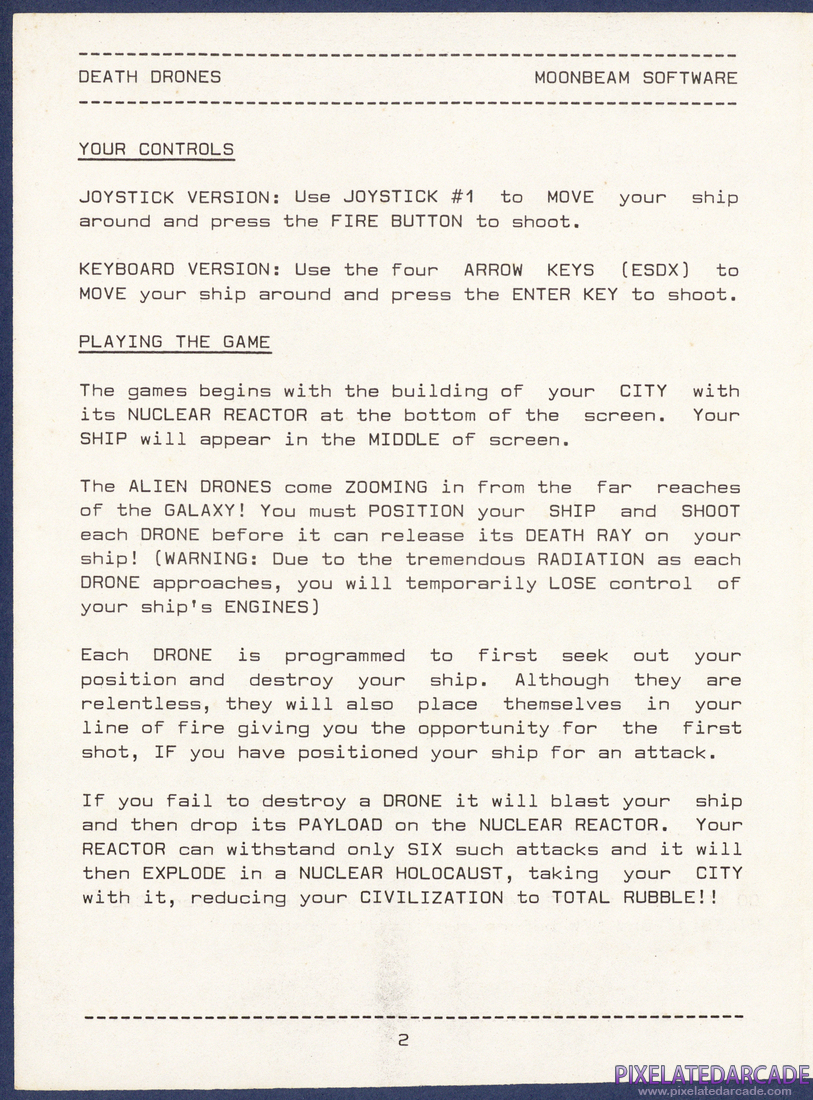 Death Drones: Instruction Manual - Page 2