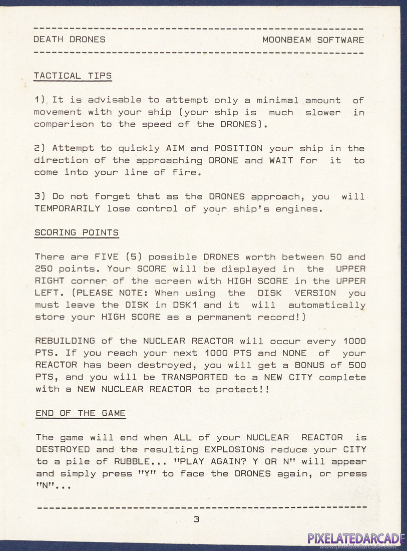 Death Drones: Instruction Manual - Page 3