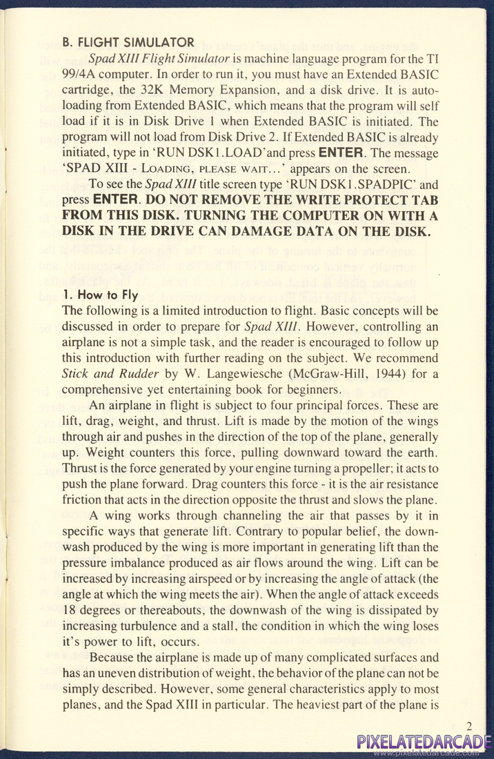 Spad XIII: Instruction Manual - Page 7
