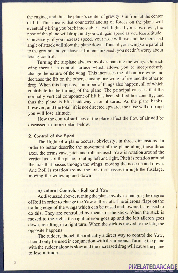 Spad XIII: Instruction Manual - Page 8