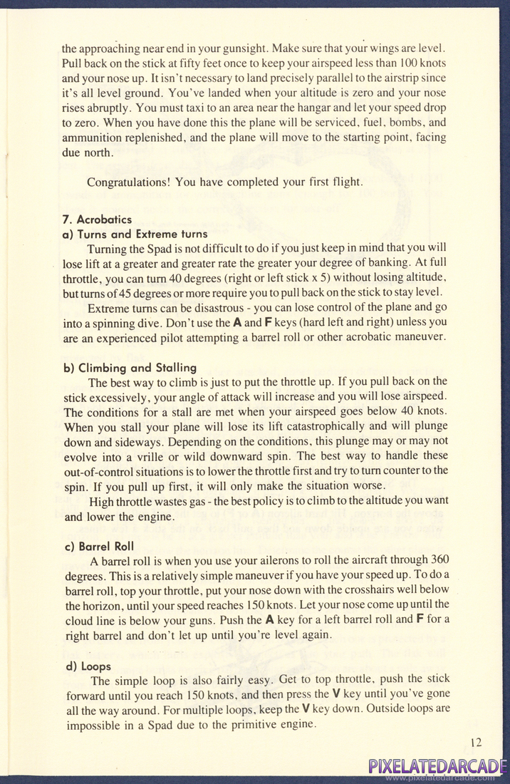 Spad XIII: Instruction Manual - Page 16