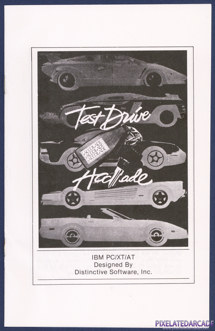 Test Drive: Instruction Manual - Front Cover