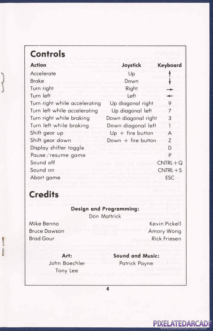 Test Drive: Instruction Manual - Page 4