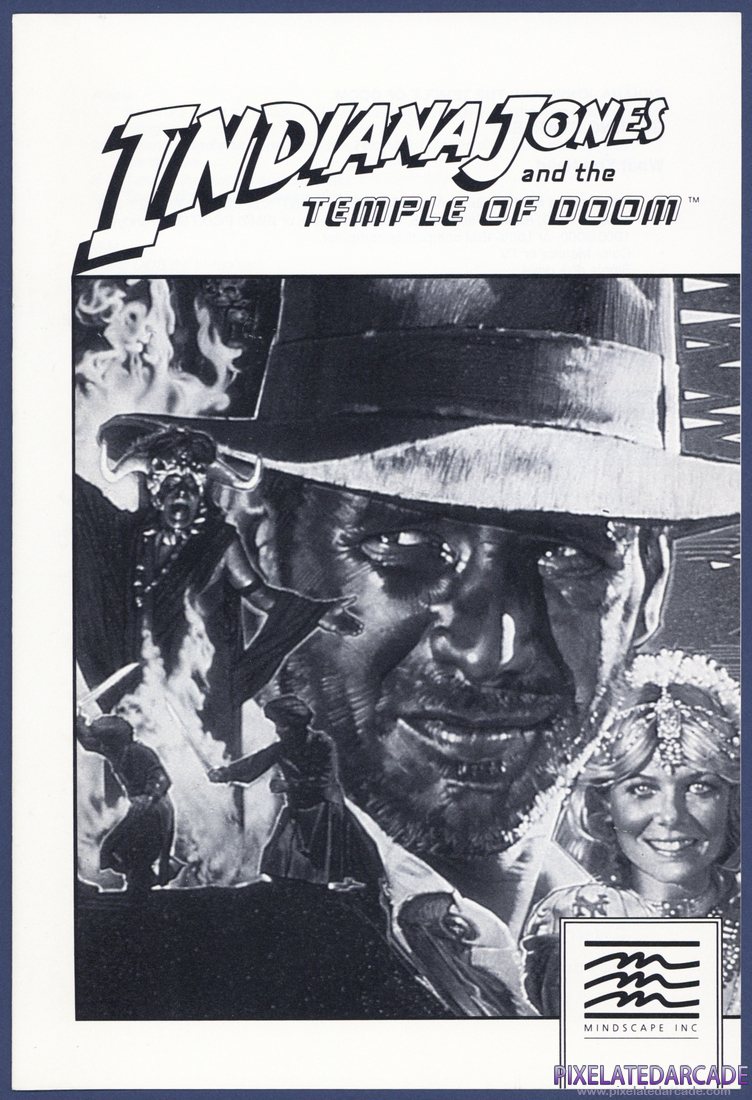 Indiana Jones and the Temple of Doom: Instruction Manual - Page 1