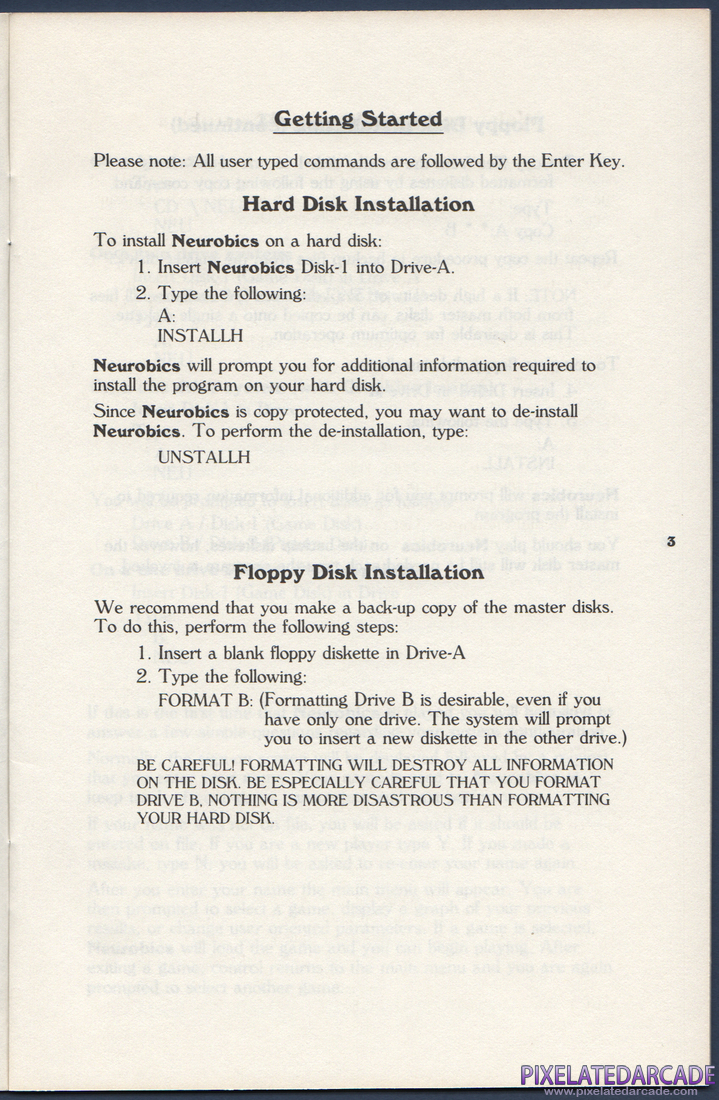 Neurobics: The Ultimate Challenge: Neurobics Instruction Manual - Page 3