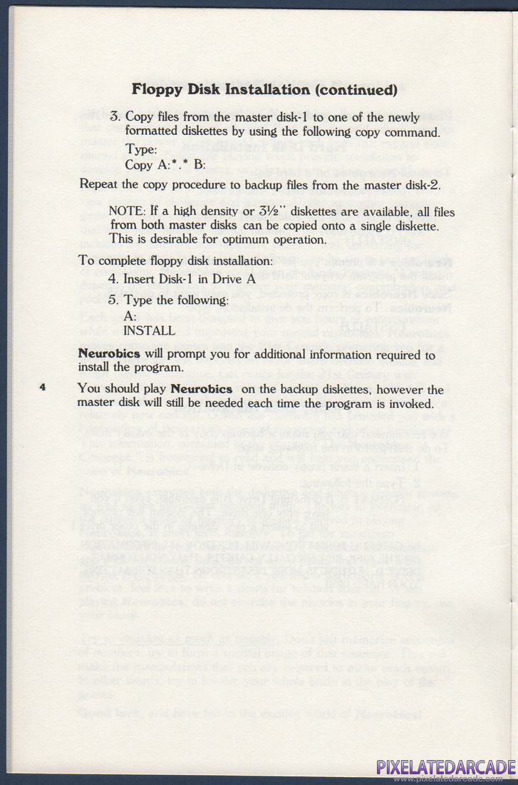 Neurobics: The Ultimate Challenge: Neurobics Instruction Manual - Page 4