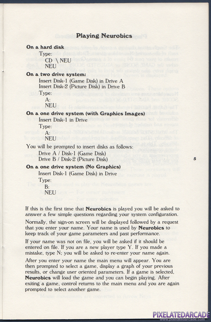 Neurobics: The Ultimate Challenge: Neurobics Instruction Manual - Page 5