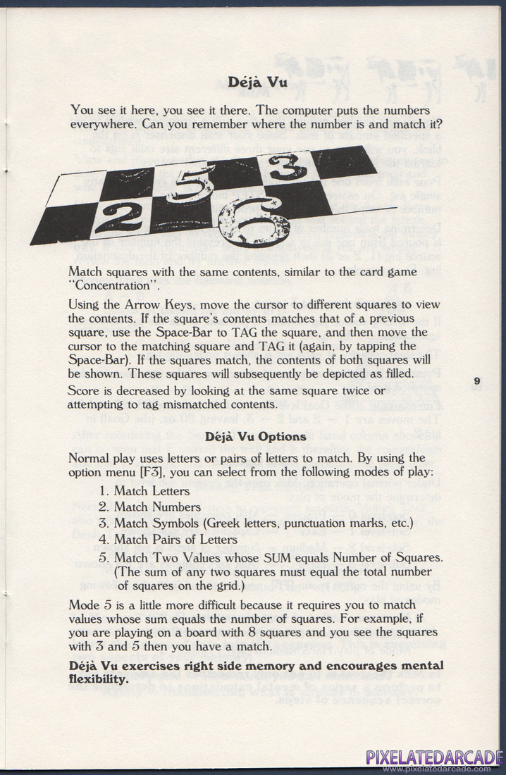 Neurobics: The Ultimate Challenge: Neurobics Instruction Manual - Page 9