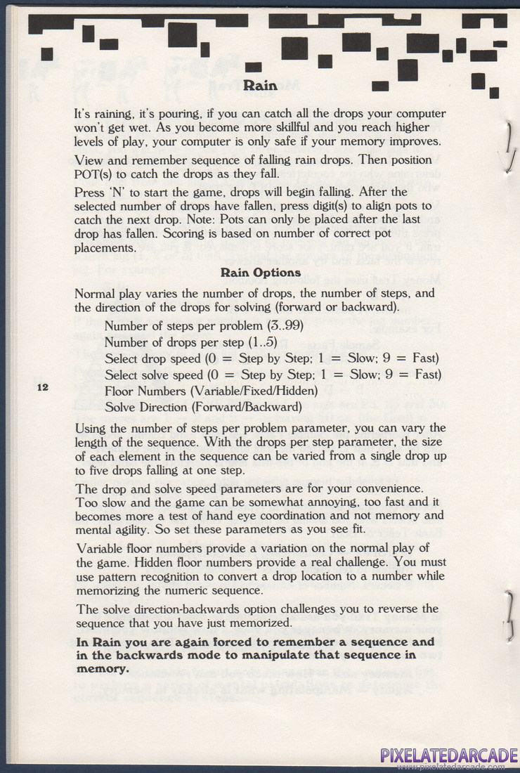 Neurobics: The Ultimate Challenge: Neurobics Instruction Manual - Page 12
