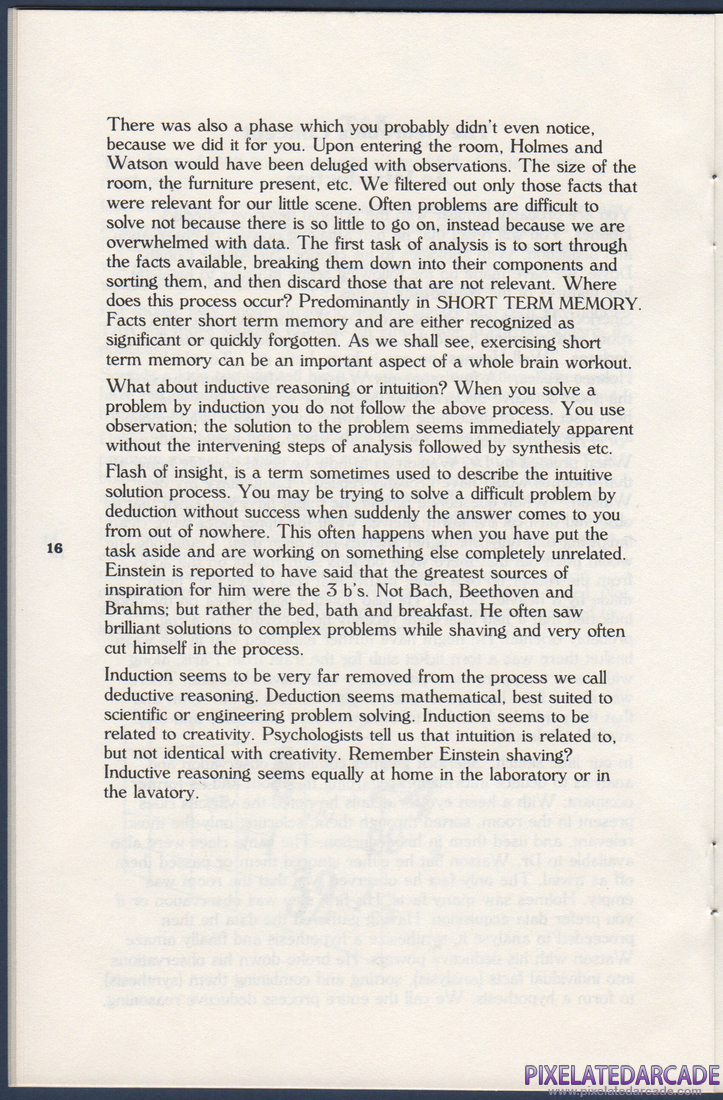 Neurobics: The Ultimate Challenge: Neurobics Instruction Manual - Page 16