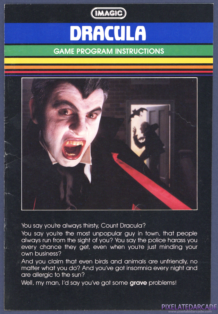 Dracula: Instruction Manual - Front Cover