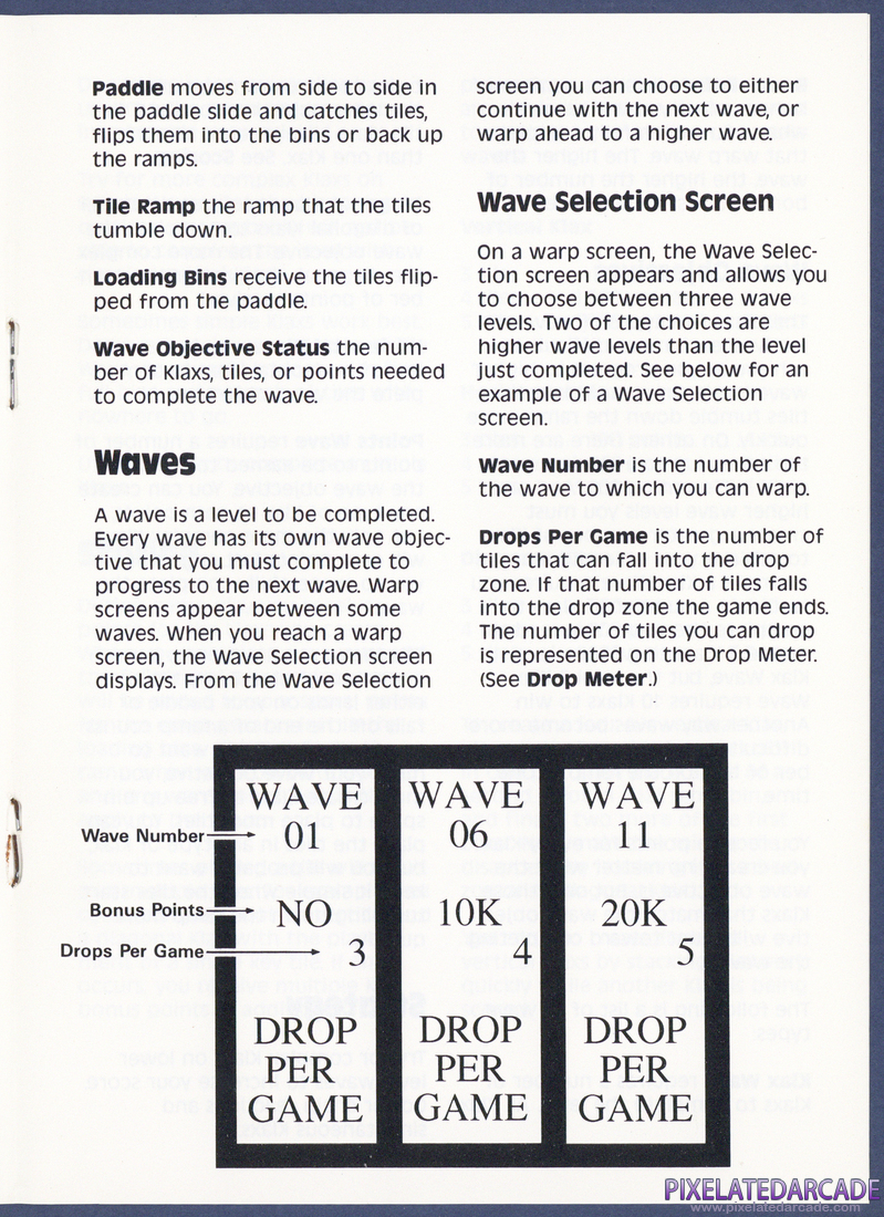 Klax: Instruction Manual - Page 6