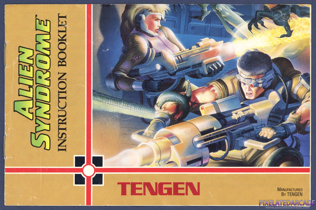 Alien Syndrome: Instruction Manual - Front Cover