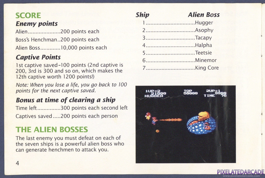 Alien Syndrome: Instruction Manual - Page 4