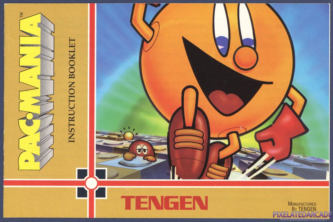 Pac-Mania: Instruction Manual - Front Cover