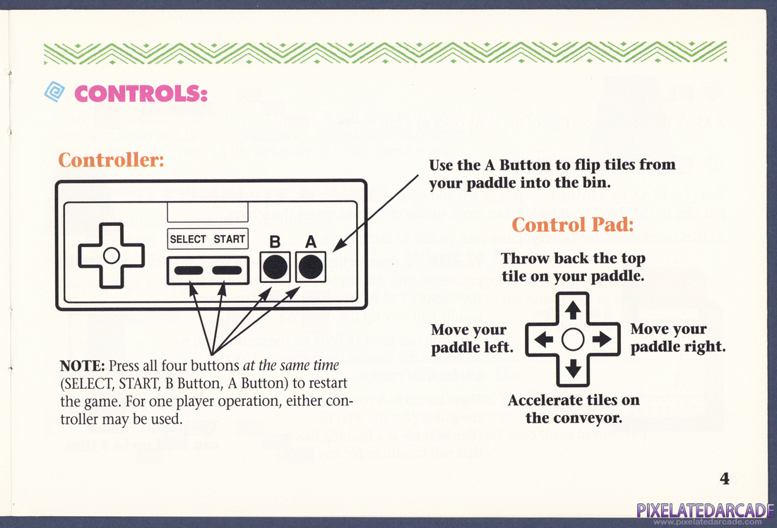 Klax: Instruction Manual - Page 4