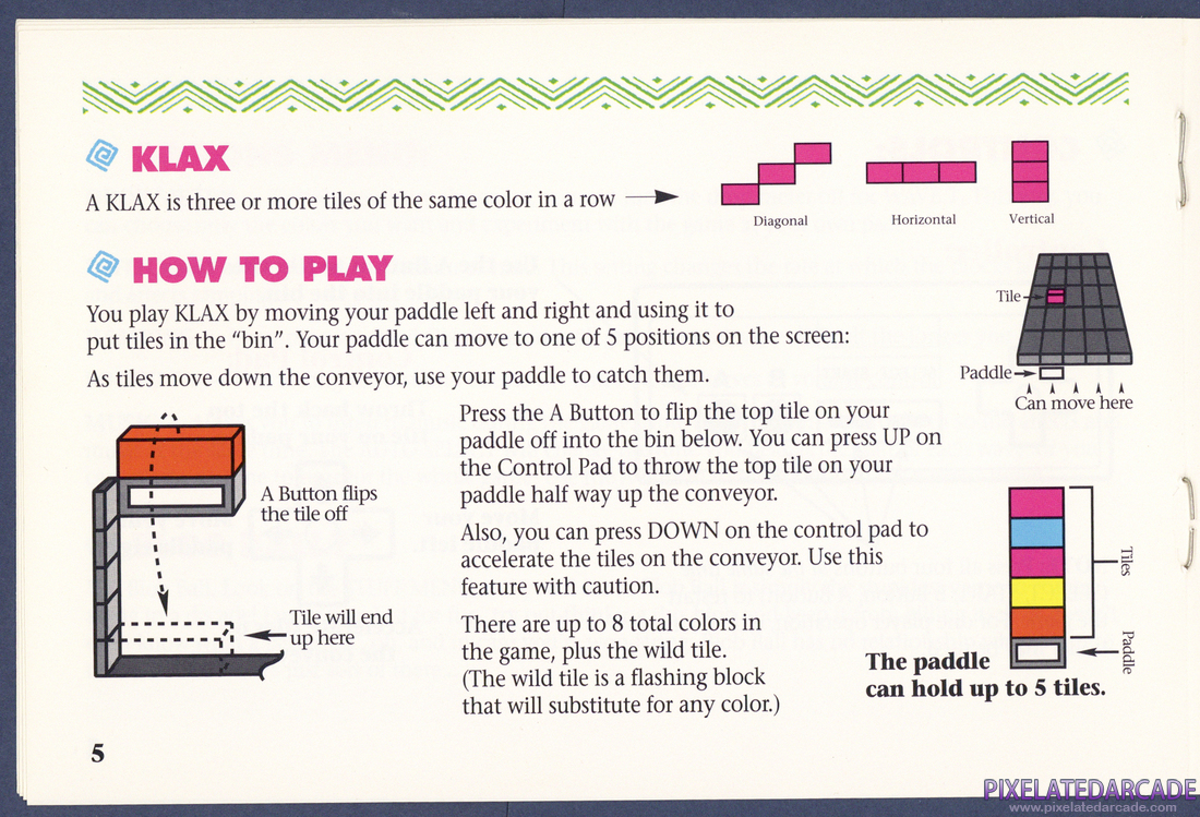 Klax: Instruction Manual - Page 5