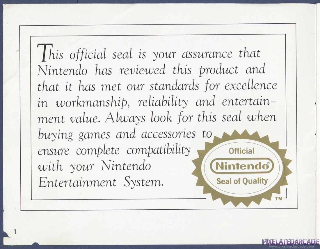 Tetris: Instruction Manual - Page 1