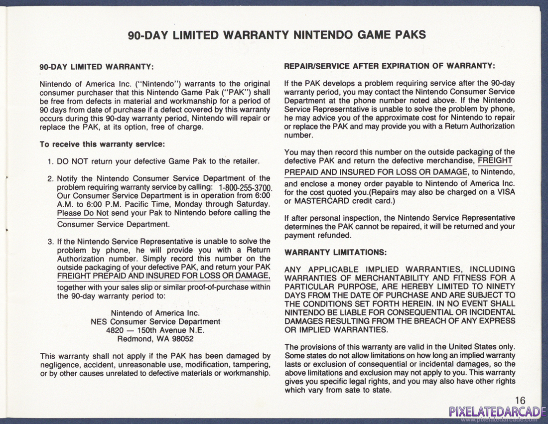 Tetris: Instruction Manual - Page 16