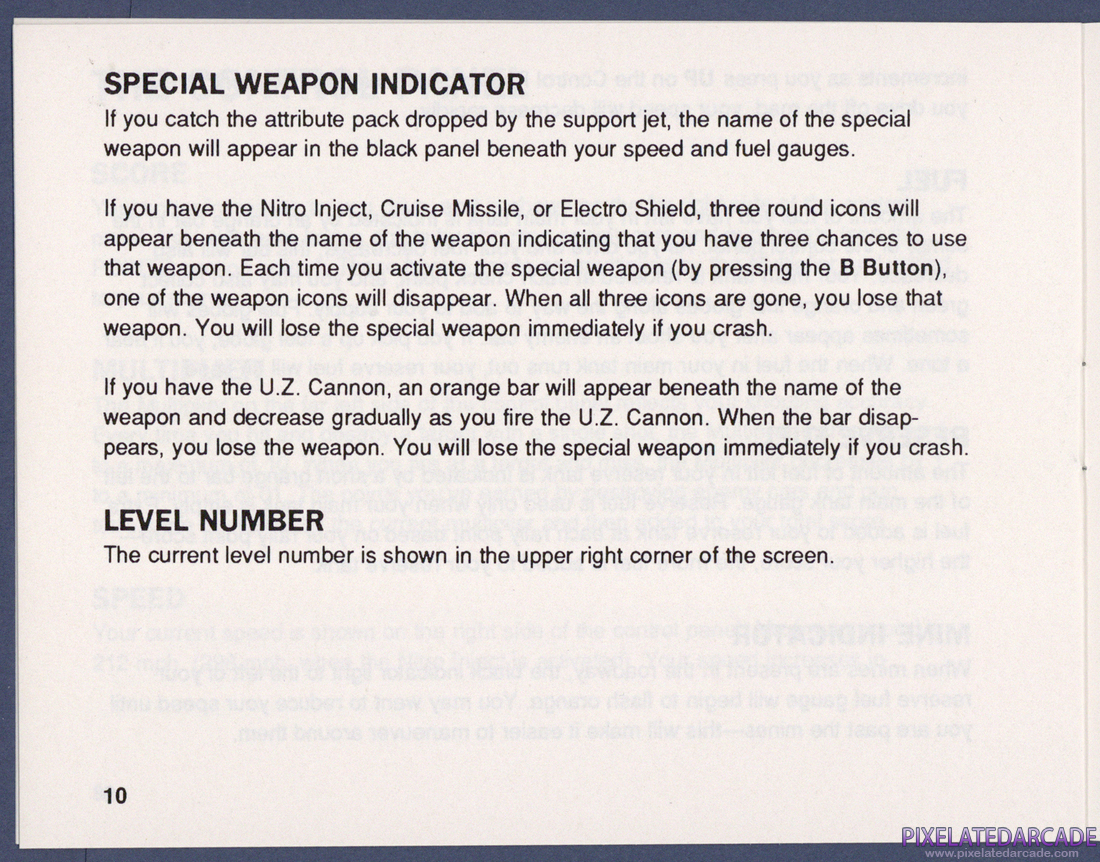 RoadBlasters: Instruction Manual - Page 10