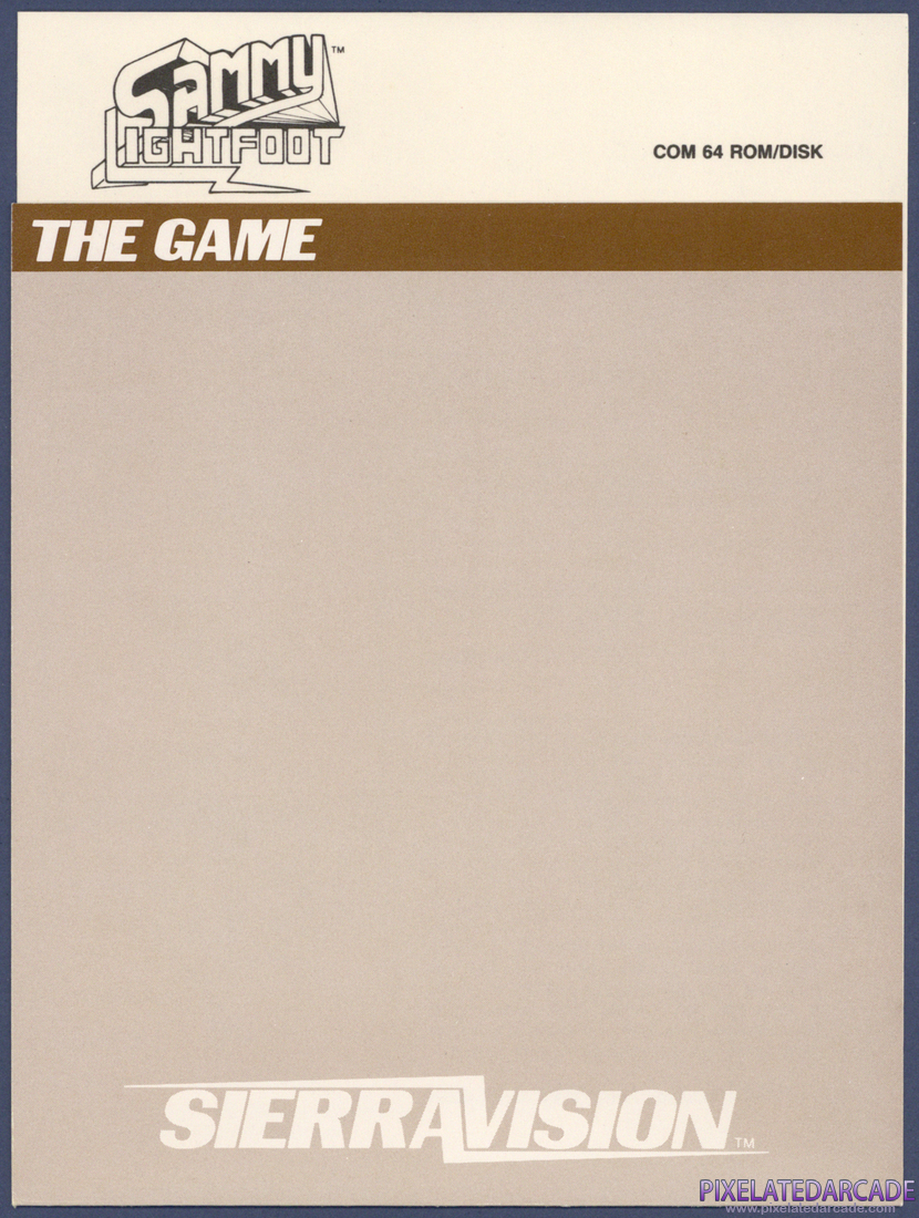 Sammy Lightfoot: Instruction Manual - Page 1