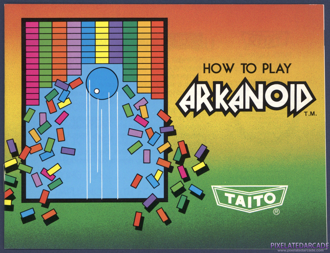 Arkanoid: Instruction Manual - Front Cover