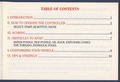 Table of Contents