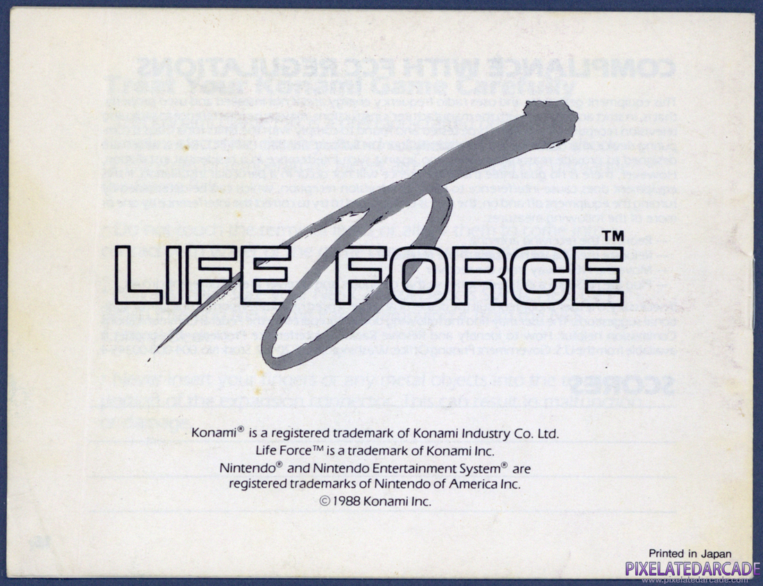 Life Force: Instruction Manual - Page 16