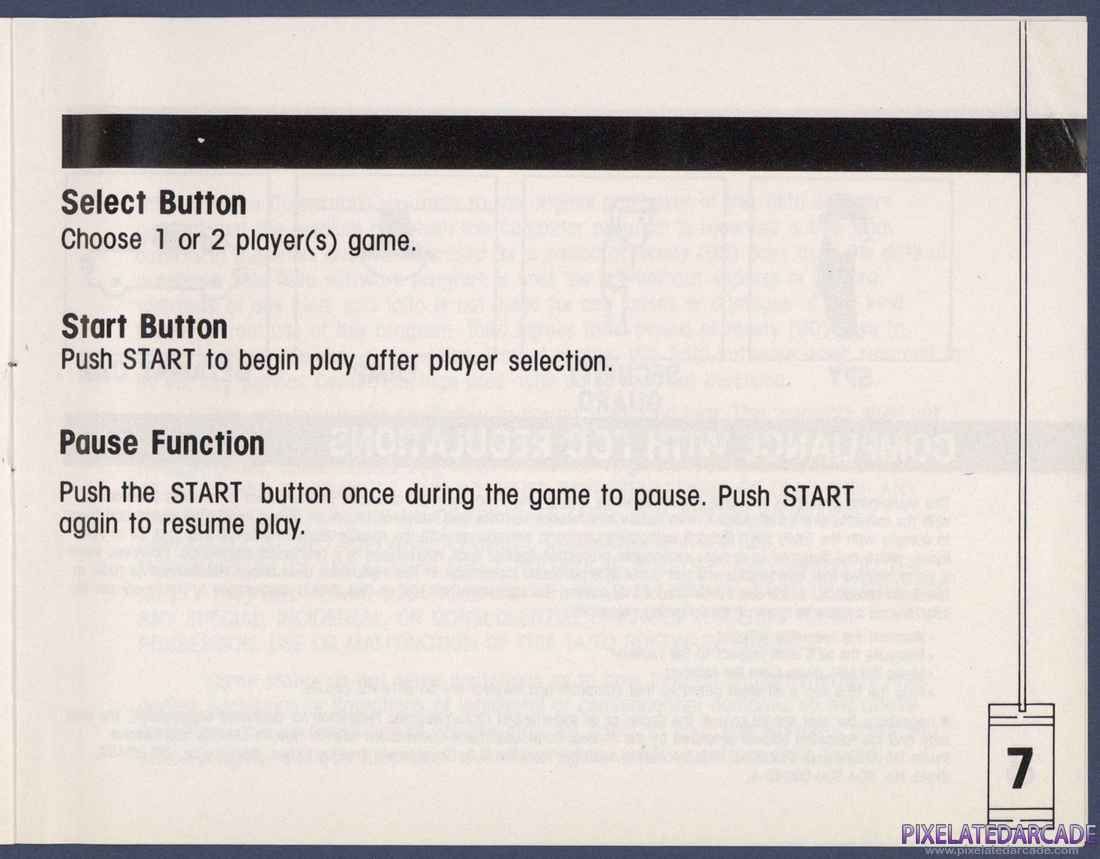 Elevator Action: Instruction Manual - Page 7