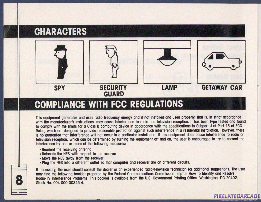 Elevator Action: Instruction Manual - Page 8