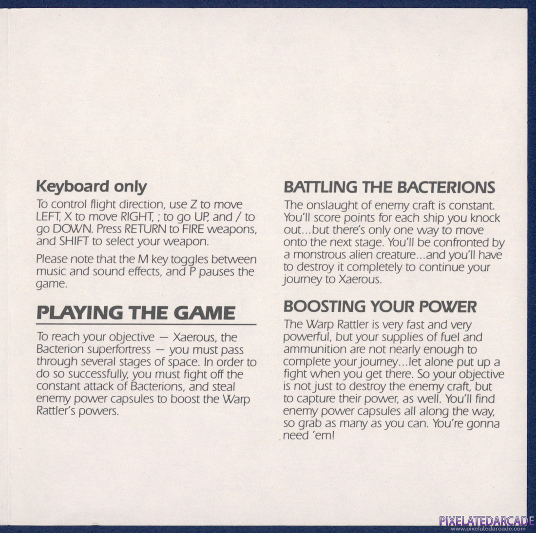 Gradius: Instruction Manual - Page 3
